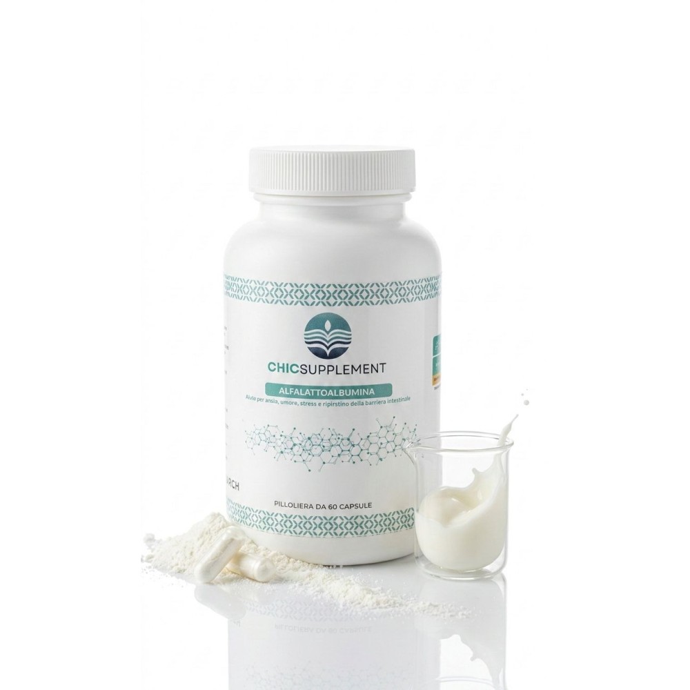 INTEGRATORE IN CAPSULE A BASE DI ALFALATTOALBUMINA