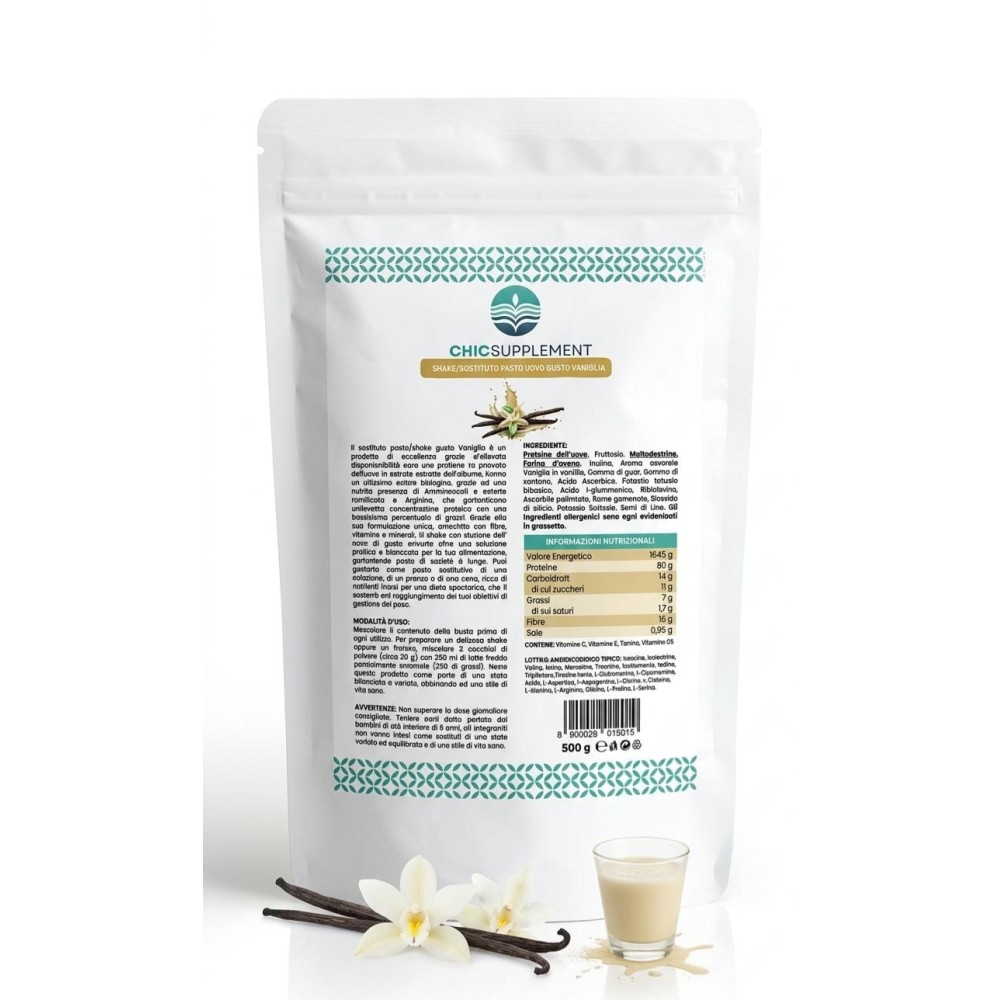 SHAKE/SOSTITUTO PASTO UOVO GUSTO VANIGLIA