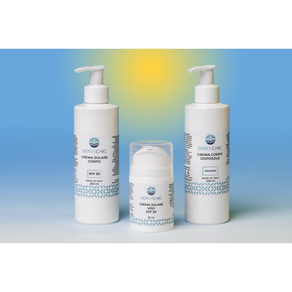 Set Solare Protezione SPF 30 – Corpo, Viso e Doposole