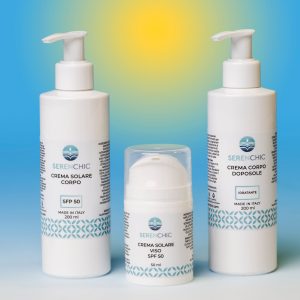 Set Solare Alta Protezione SPF 50 – Corpo, Viso e Doposole